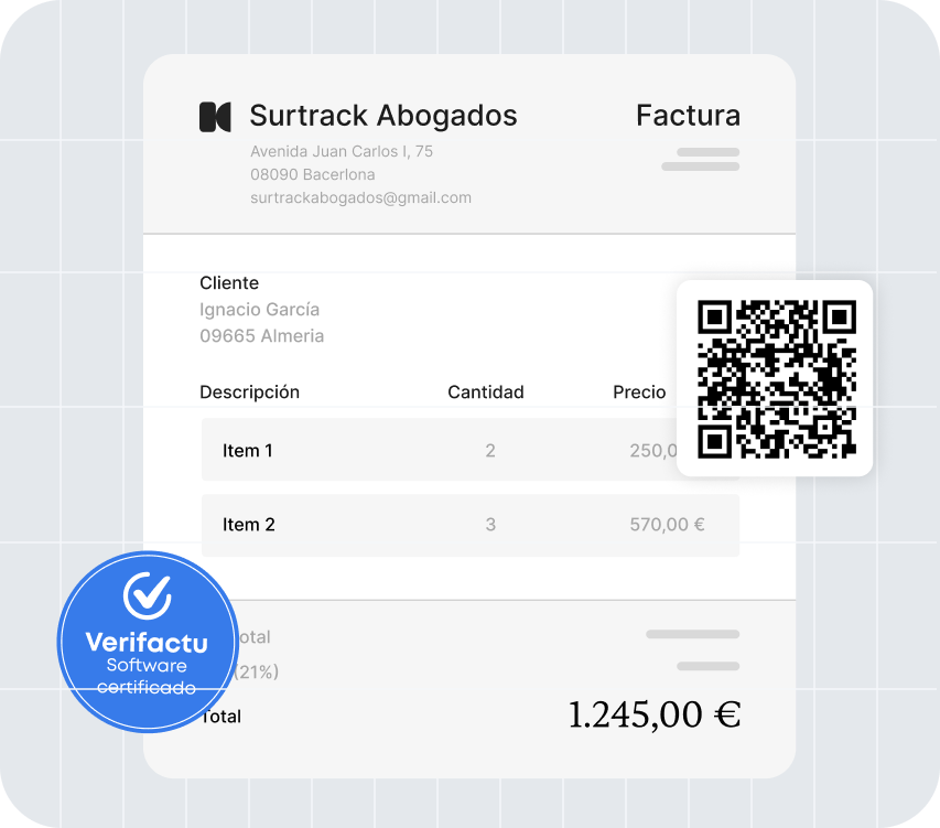 Facturación preparada para Verifactu